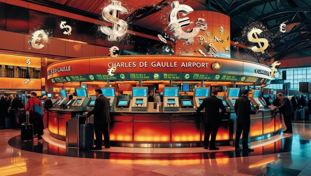 how to exchange money at Charles de Gaulle